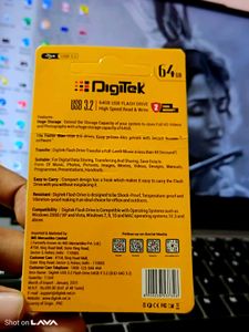 Digitek 64GB USB 3.2 Flash Drive