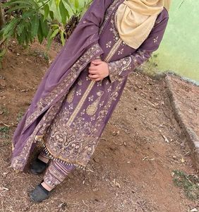 Lavender Pakistani Suit
