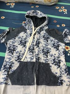 Floral Print Hoodie