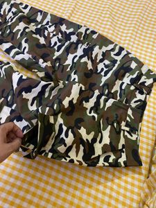 Camo Print Joggers Waist 28