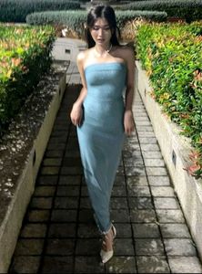 Shimmery Bluee Dress.