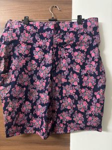 Floral Print Skirt