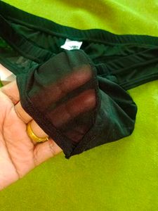 JQK Black Thong
