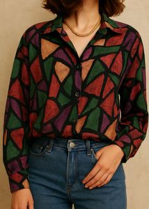 Abstract Print Shirt