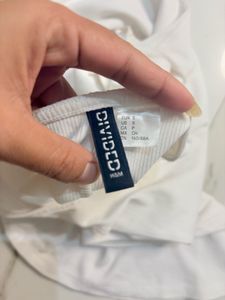 White Ribbed Tank Dress only twice used