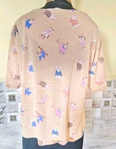 BOGO🎁Buy One Get 1 Free🎁L-XL Cat Print T-sh
