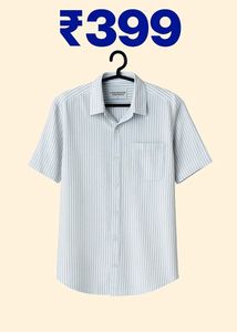 Striped Short Sleeve Shirt