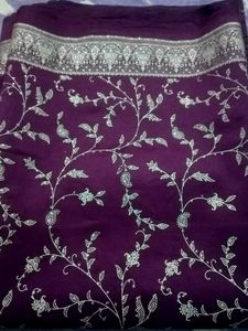 Purple Floral Sari 💟