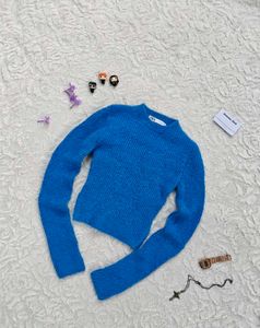 Zara Blue Knit Sweater