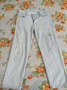 Light Wash Denim Jeans