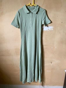 Green Collared Dress