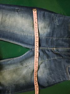 Bootcut Ripped Jeans