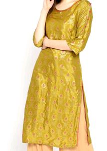 Aurelia Elegant Olive Green Kurti💚