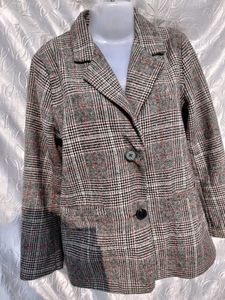 Sale💌Vintage Plaid Blazer 🖤