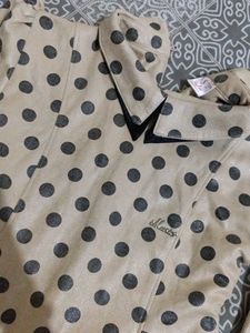 Vintage Polka Dot Peter Pan Collar Dress