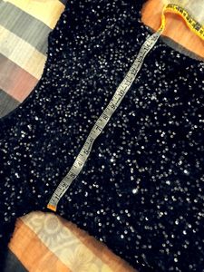 black bodycon partywear dress
