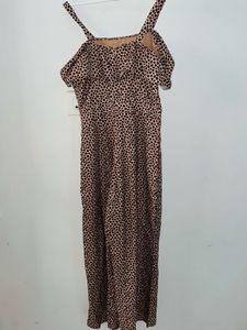 Floral Print sleeveless jumpsuit