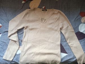Freebie With Ochre Yellow Woollen Top