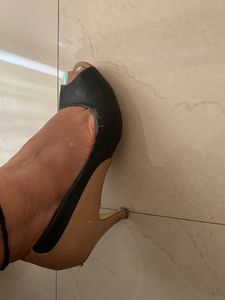 Bata, Heels , Black &amp; Brown. Size-UK 6, US-39