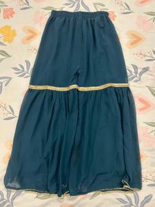 Embroided Sharara Set 🩵