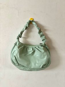cute seagreen colour bag