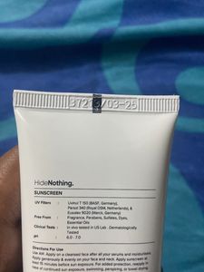 New Minimalist Sunscreen - Unopened