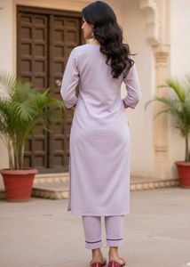 Elegant Floral Kurta Set