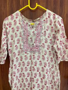 Floral Print Kurta