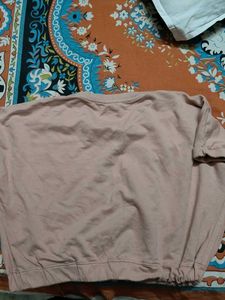 Peach Cropped Tee