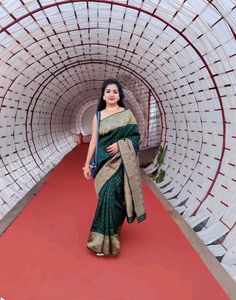New With Tag Banarasi Silk Saree 🔥