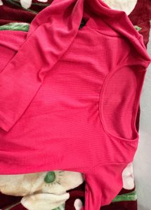 Pink Long Sleeve Top