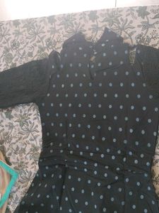 Polka Dot full lengthy Dress