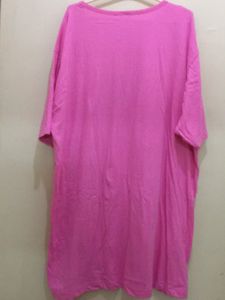 Women’s Homewear Coffee Owl Oversized T-shirt Dress