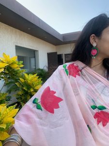 3 pc Dupatta handpainted article