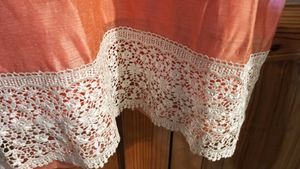 Peach Embroidered Kurti