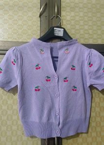 Cute Cherry Cardigan Top💜