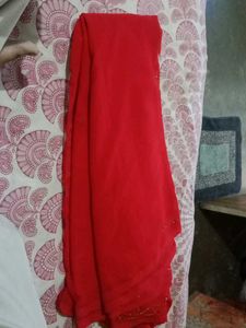 Elegant Red Dupatta