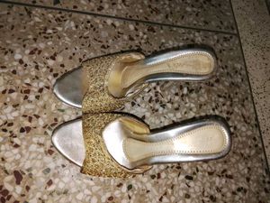 Gold Embellished Heels