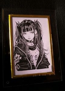 New  Aesthetic Anime Girl Photo Frame