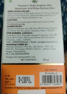 Mamaearth Hydra Glow CC Serum