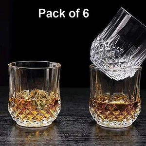 Unbelievable Plastic 250ml Glasses (Pack Of 6)