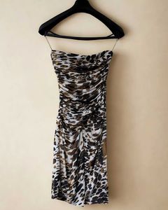 Leopard Print Mini Dress
