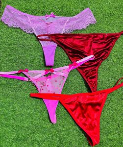 Lace & Satin Thong Set Xl/2xl