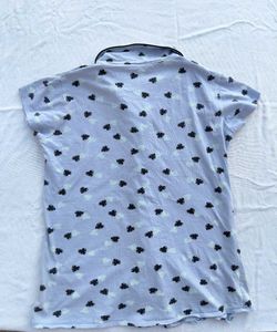 Cute Heart Print Home Shirt