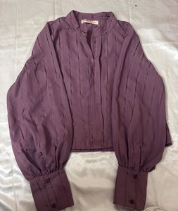 Elegant Purple Blouse