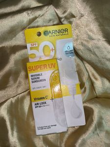 Garnier spf 50 uv light sunscreen