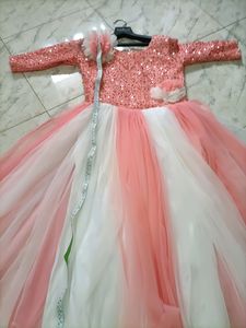 Kids Pink Beautiful Frock Upto 10 Yrs
