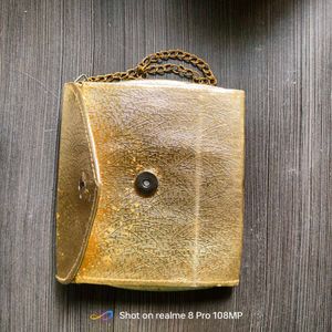 Gold Chain Clutch
