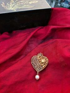 Heart Shape Saree Pin