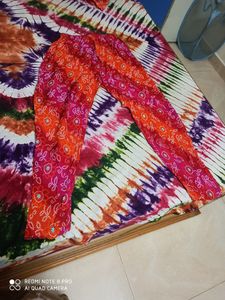 Rajasthani Printed Kurta With Pant Set In L Size